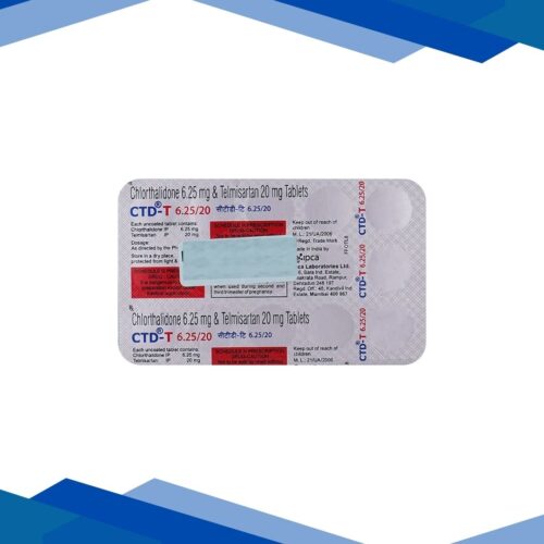 CTD T 6.25/20 Tablet 15's