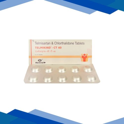 Telmikind CT 40mg Tablet 10'S