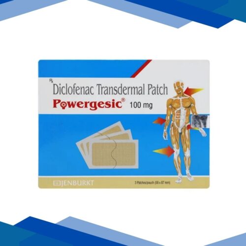 POWERGESIC TRANSDERMAL 100mg Patch 3's