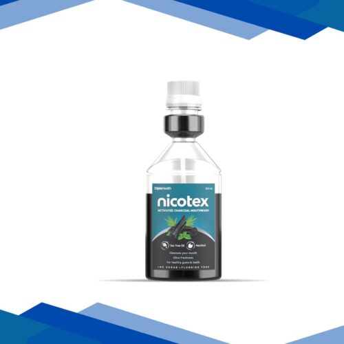 Nicotex Activated Charcoal Mouthwash 250 ml