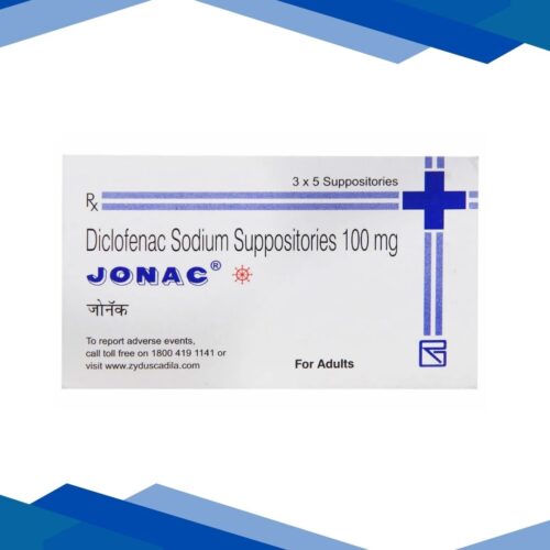 Jonac Adult 100mg Suppository 5'S