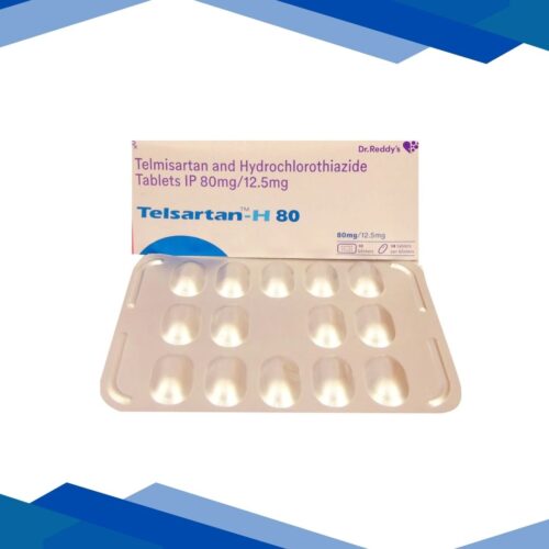 Telsartan H 80mg Tablet 14'S