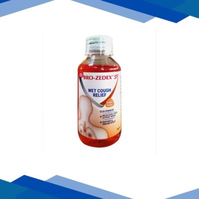 BRO ZEDEX SF NEW SUGAR FREE WET COUGH RELIEF Syrup 100ml