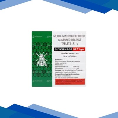 Glyciphage SR 1gm Tablet 10'S