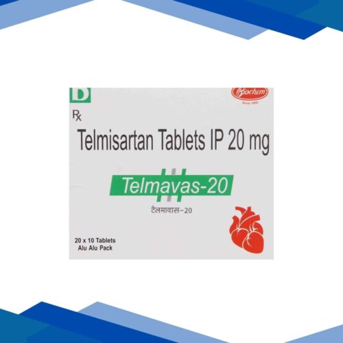 TELMAVAS 20 Tablet 10's