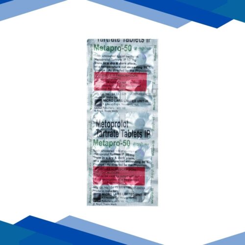 Metapro 50mg Tablet 10'S