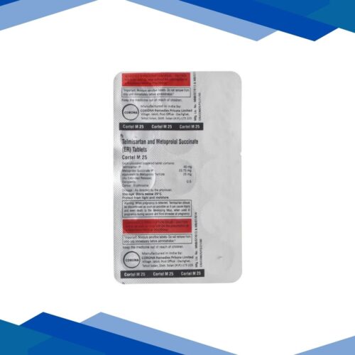 Cortel M 25mg Tablet 15'S