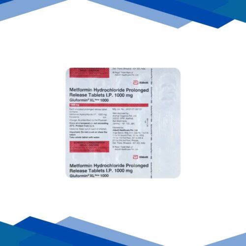 GLUFORMIN XL NEW 1000 Tablet 15's