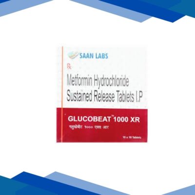 GLUCOBEAT 1000MG XR TABLET 10's