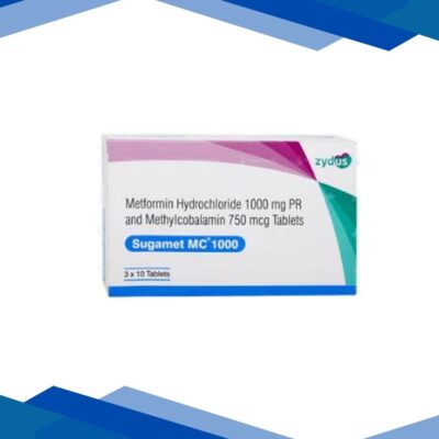 Sugamet MC 1gm Tablet 10'S