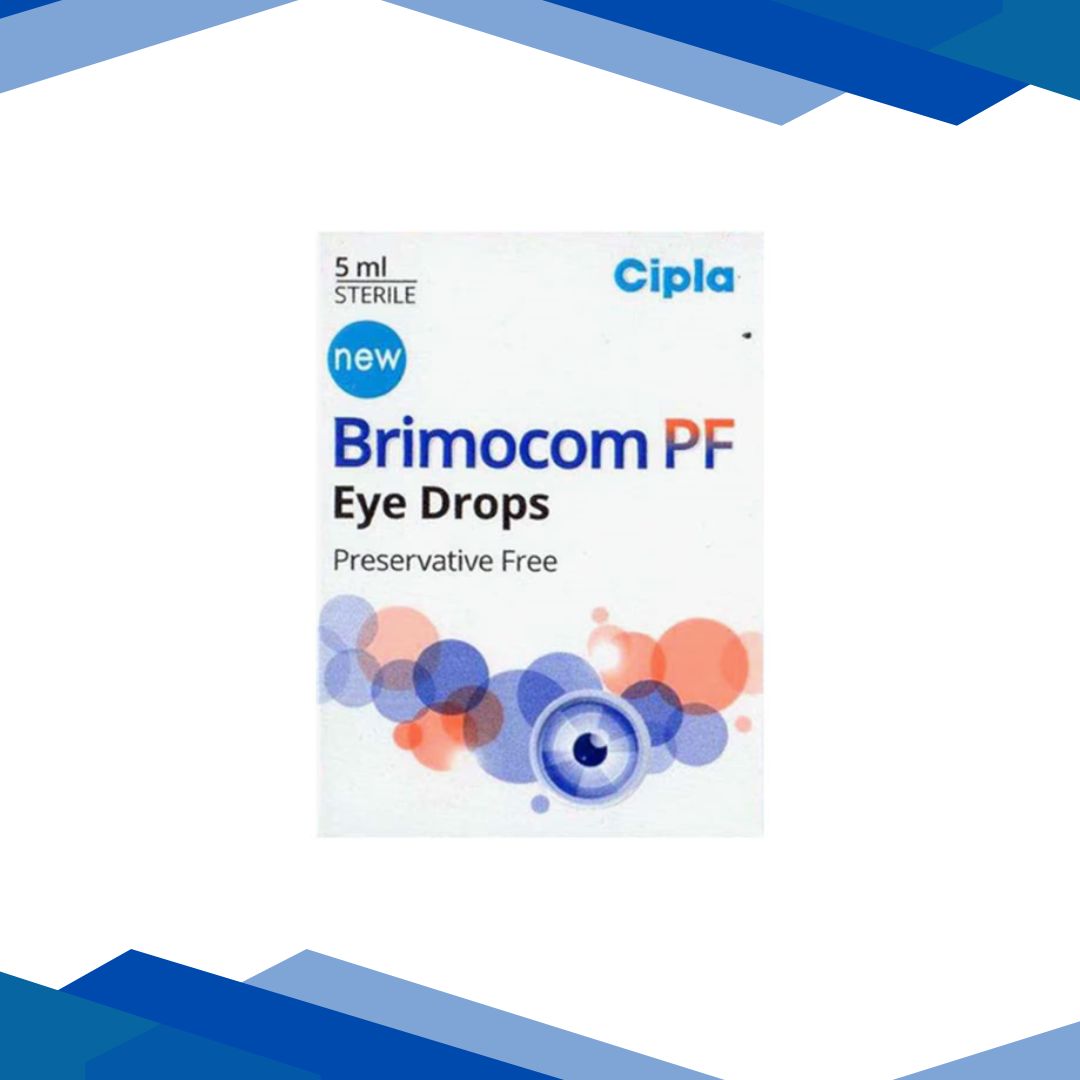 BRIMOCOM PF NEW PRESERVATIVE FREE Eye Drops 5ml