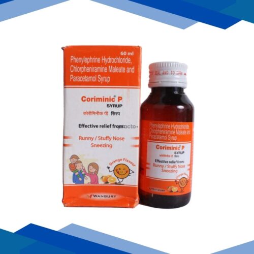 Coriminic P Orange Flavour Syrup 60ml