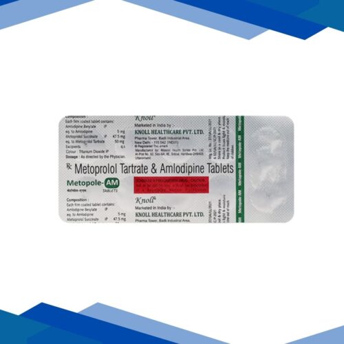 METOPOLE AM 50mg Tablet 10's