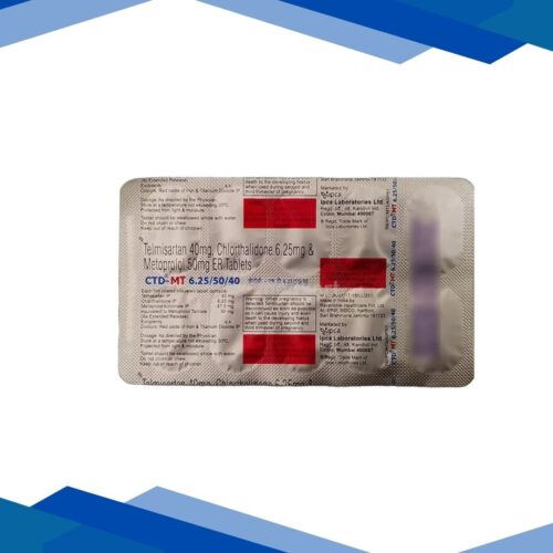 CTD MT 6.25/50/40 Tablet 10's