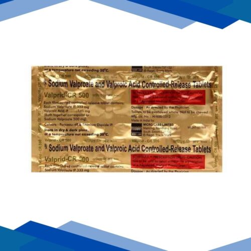 Valprid CR 500mg Tablet 10'S