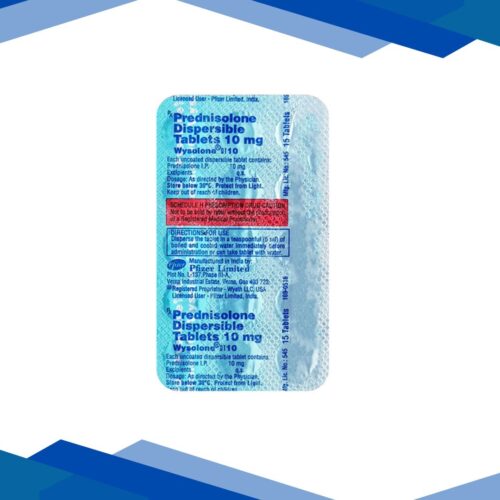 Wysolone DT 10mg Tablet 15'S