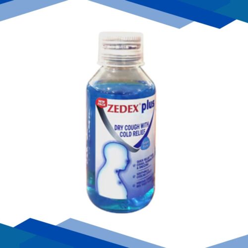 ZEDEX PLUS NEW SUGAR FREE MIX FRUIT FLAVOUR Syrup 100ml