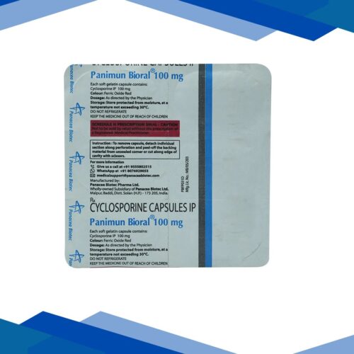 Panimun Bioral 50mg Capsule 6'S