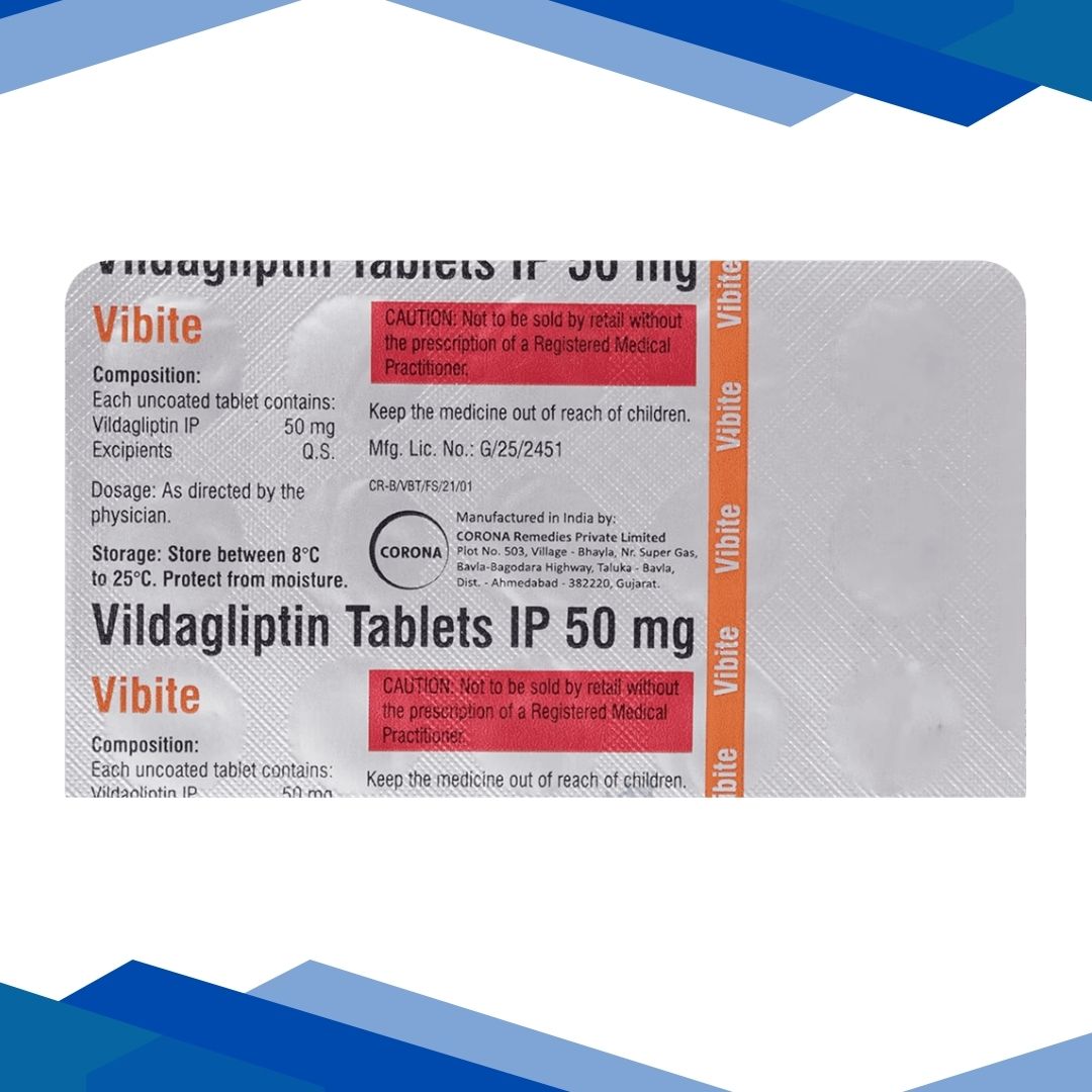 VIBITE 50mg Tablet 15's