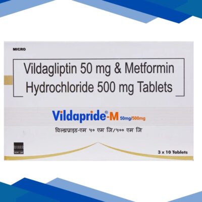 VILDAPRIDE M 50/500mg Tablet 15's