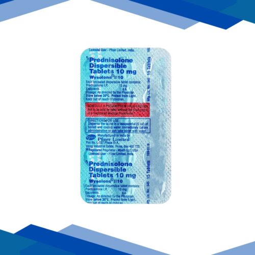 Wysolone DT 10mg Tablet 15'S