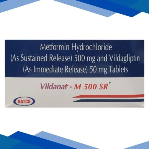 VILDANAT M 500 SR Tablet 10's