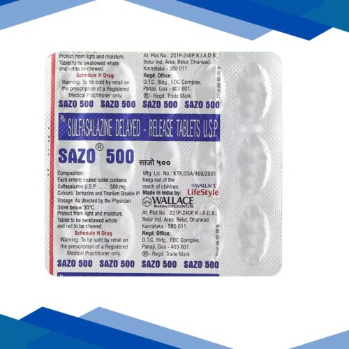 Sazo 500mg Tablet 15'S