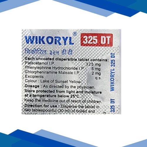 Wikoryl 325 DT Tablet 10'S