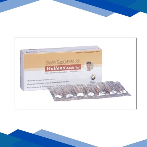 HALLENS ADULT (3G) Suppositories 2X7's
