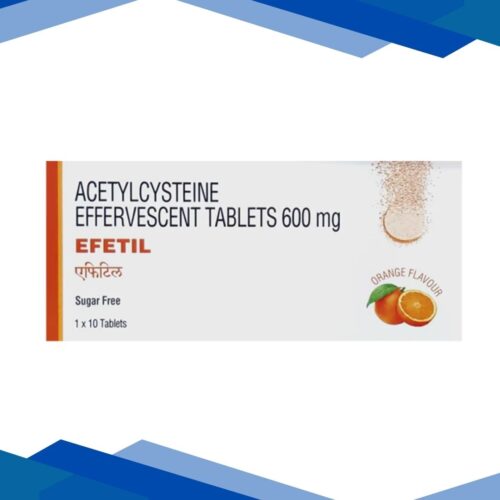 EFETIL 600MG SUGAR FREE ORANGE FLAVOUR Effervescent Tablet 10's