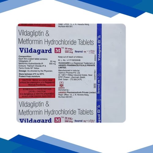 VILDAGARD M 50/500mg Tablet 15's