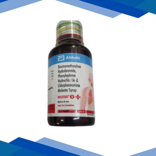 DELETUS D PLUS No Added Sugar RASPBERRY FLAVOUR Syrup 100ml