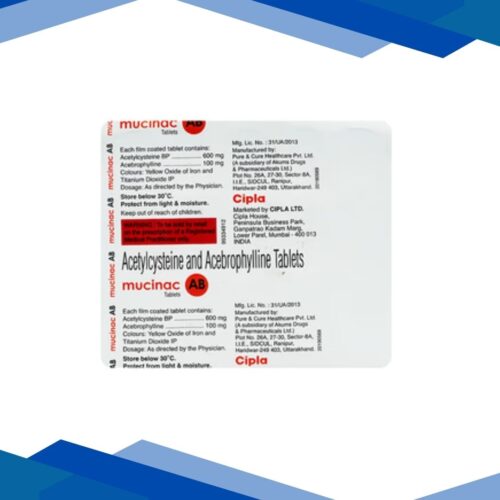 MUCINAC AB Tablet 15's