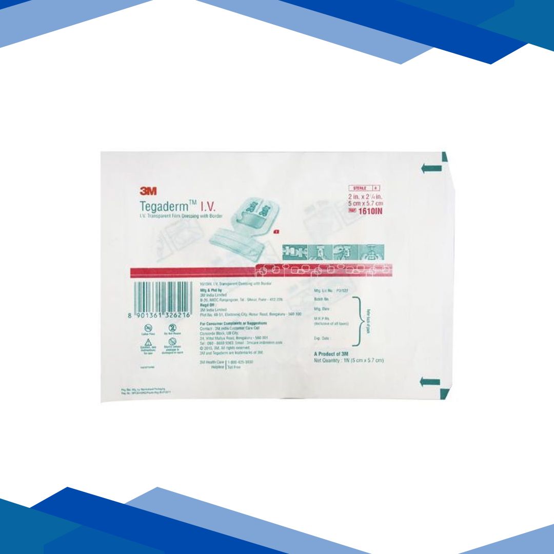 3M Tegaderm IV Transparent Film (1610IN)