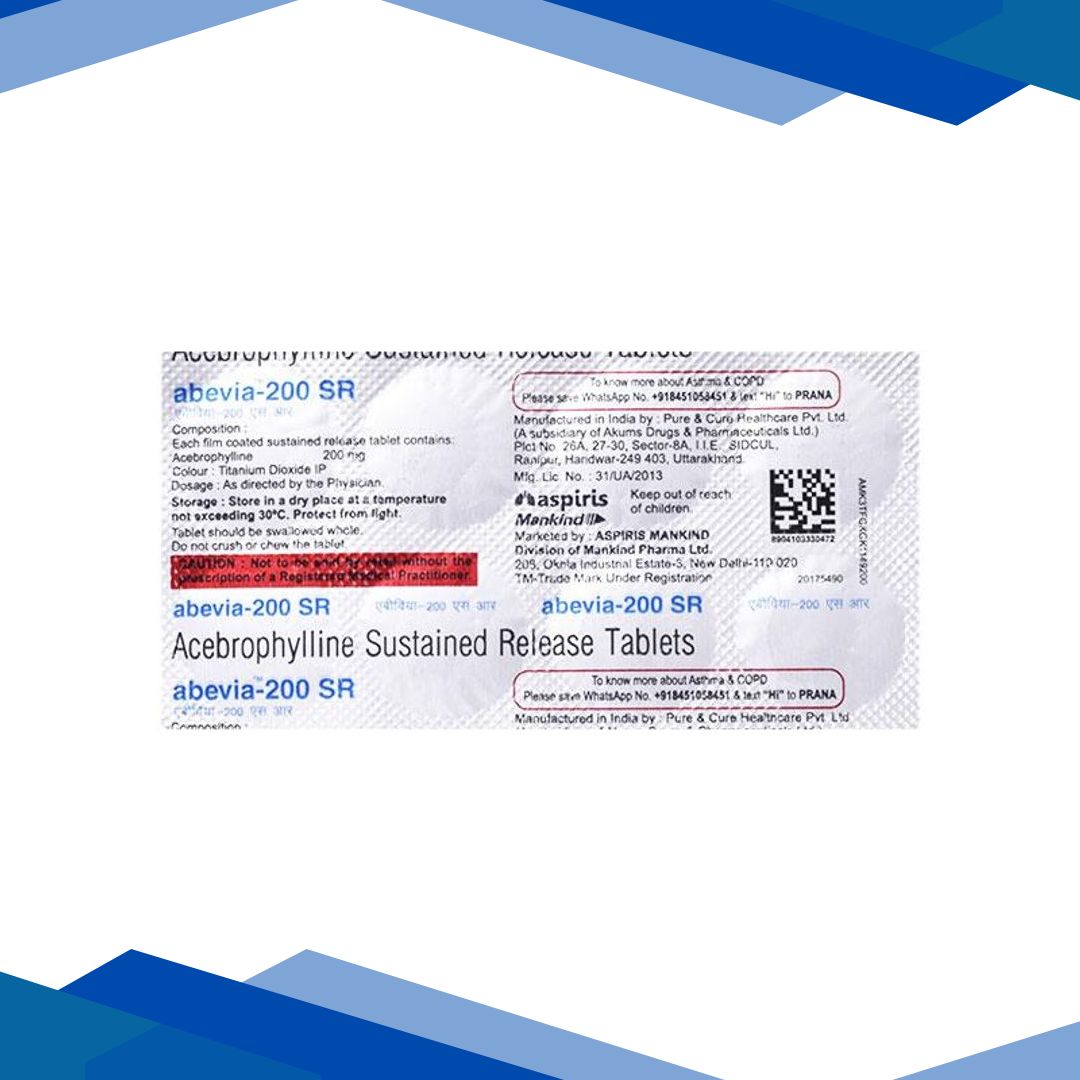 ABEVIA 200 SR Tablet 10’s