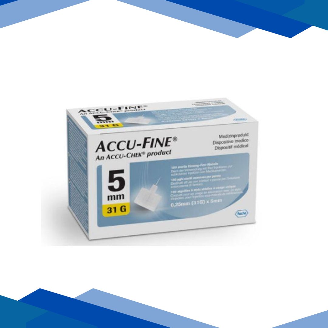 Accu-Fine Pen Needle (31 G x 5 mm) 100’s