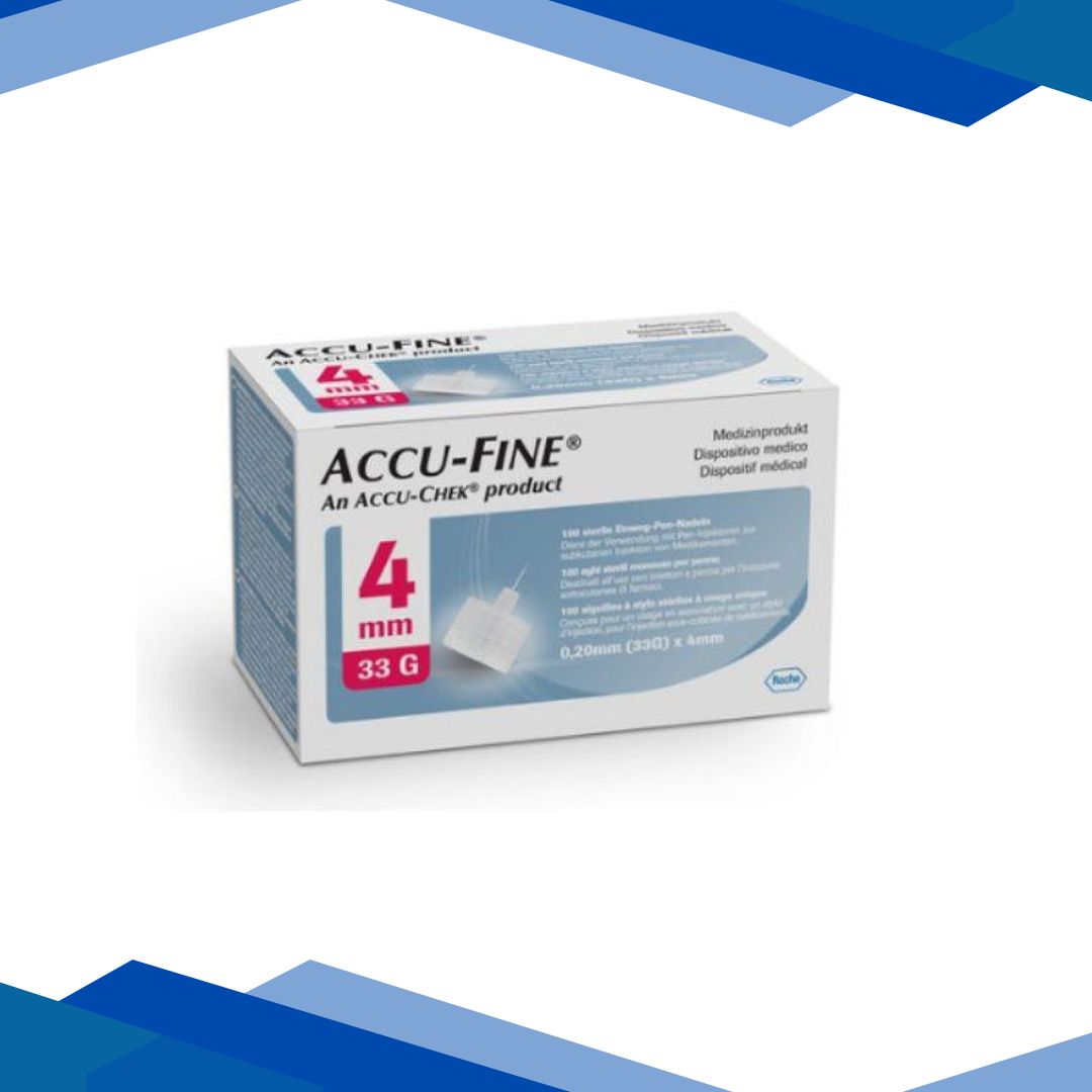 Accu-Fine Pen Needle (33 G x 4 mm) 100’s