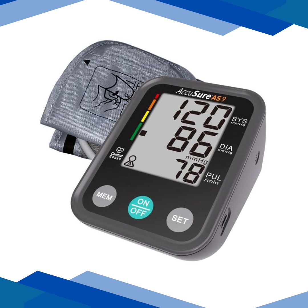 AccuSure Automatic Digital Blood Pressure Monitor (AS09) 1’s