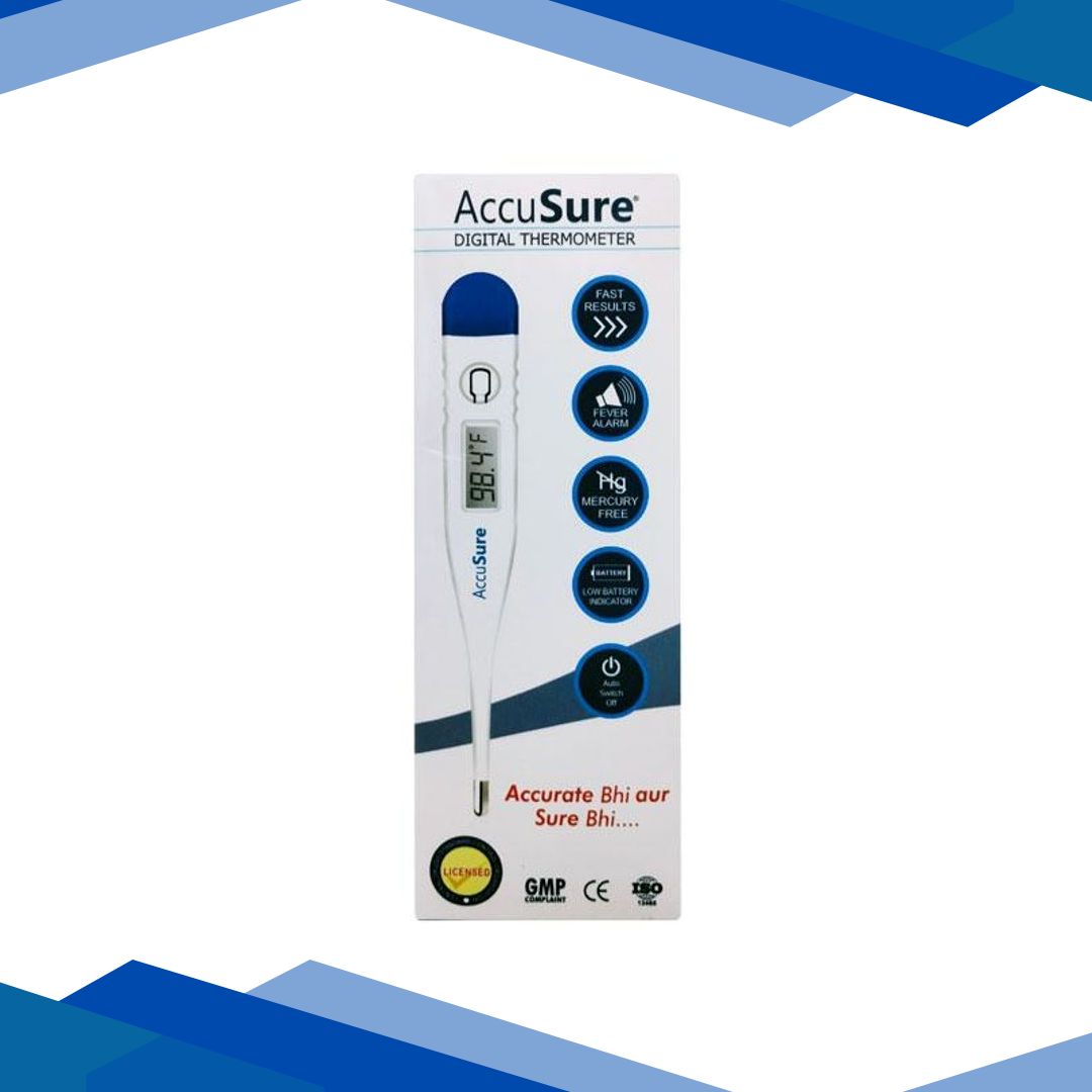 AccuSure Digital Thermometer (MT-1027B) 1’s