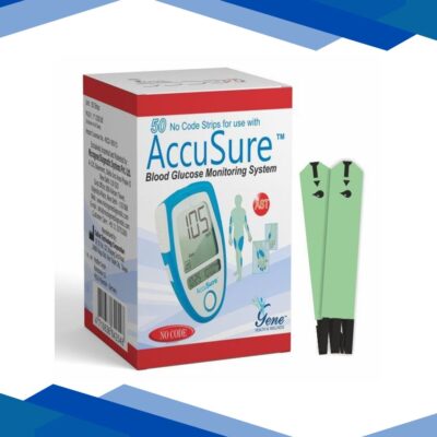 AccuSure Fora Blood Glucose Test Strips 50’s