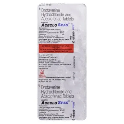 Aceclo Spas Tablet 10’S