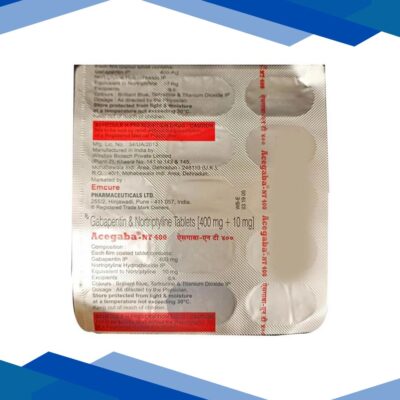 Acegaba NT 400/10mg Tablet 15’S