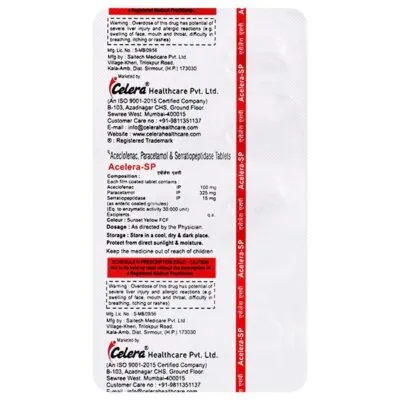 ACELERA SP Tablet 10’s