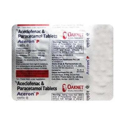 Aceron P Tablet 10’S