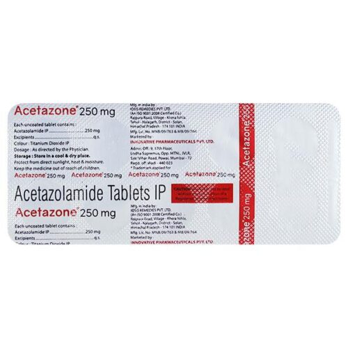 ACETAZONE 250mg Tablet 10's