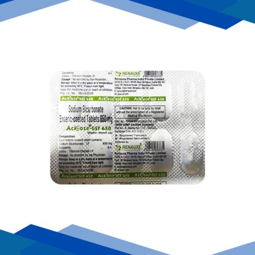 ACIDOSE GST 650 Tablet 10’s