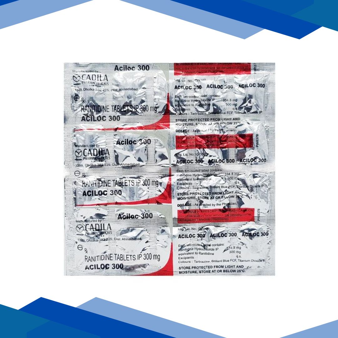 Aciloc 300mg Tablet 20’S