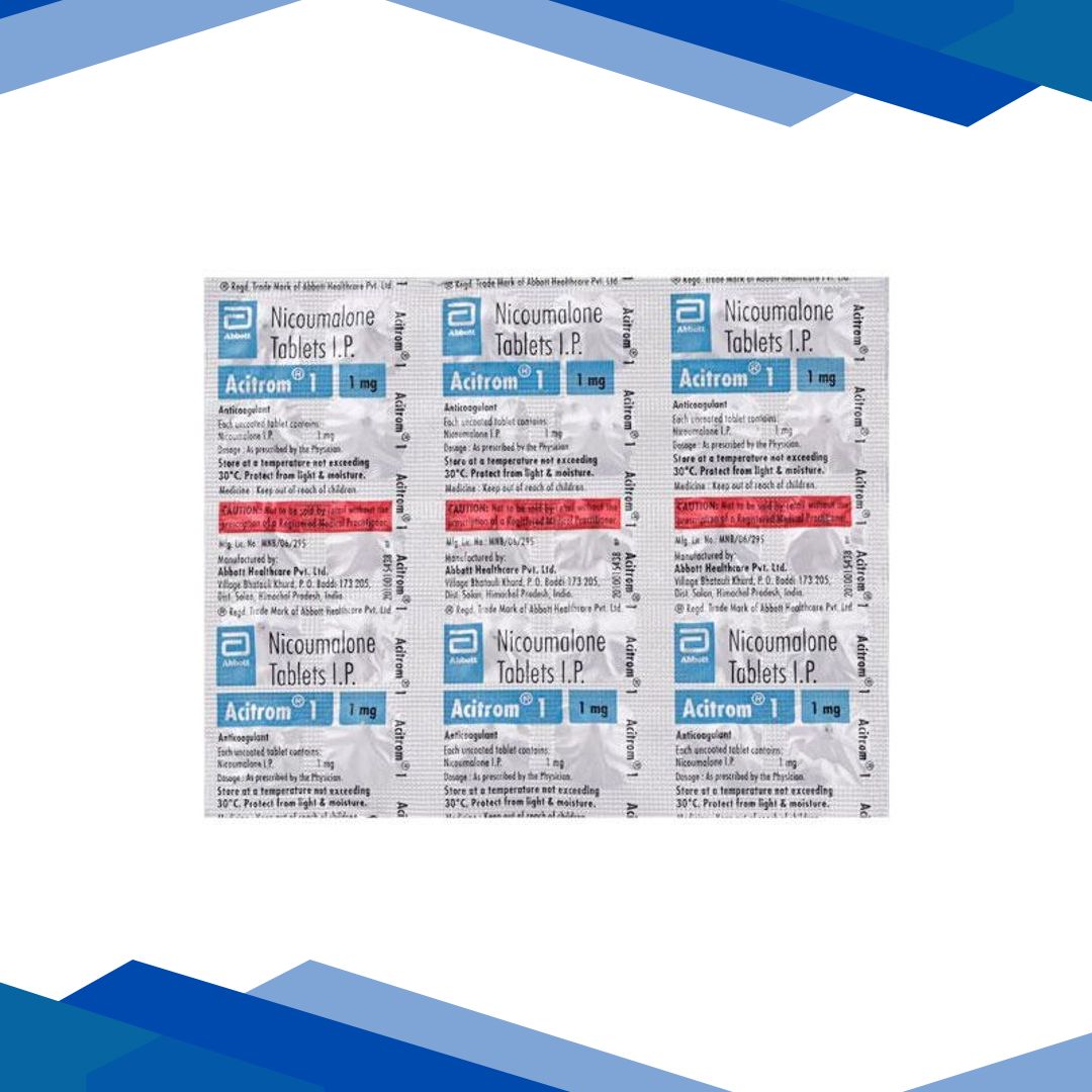 Acitrom 1mg Tablet 30’S
