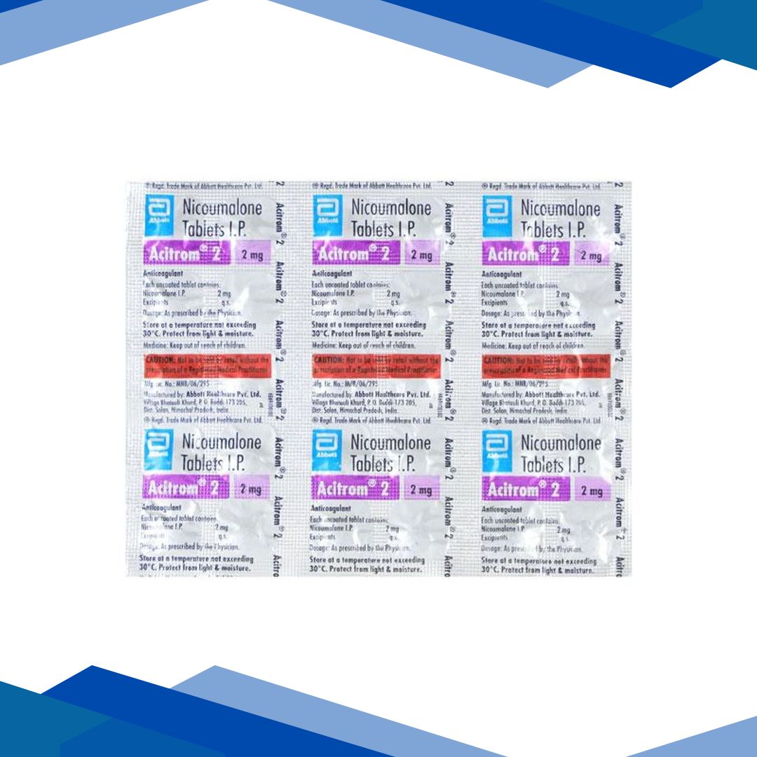 Acitrom 2mg Tablet 30’S