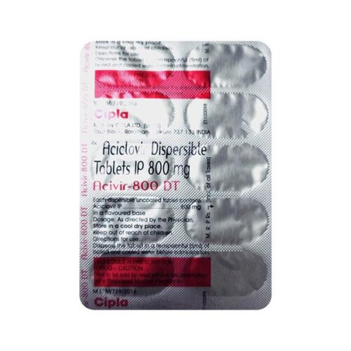 ACIVIR 800 DT Tablet 10's